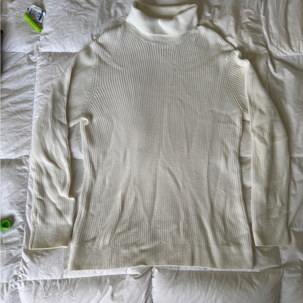 H&M Off-White Knit Turtleneck